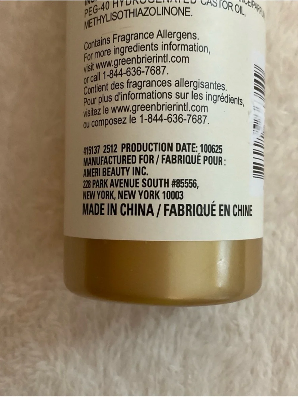 Eucalyptus Neroli Room Spray - Gold